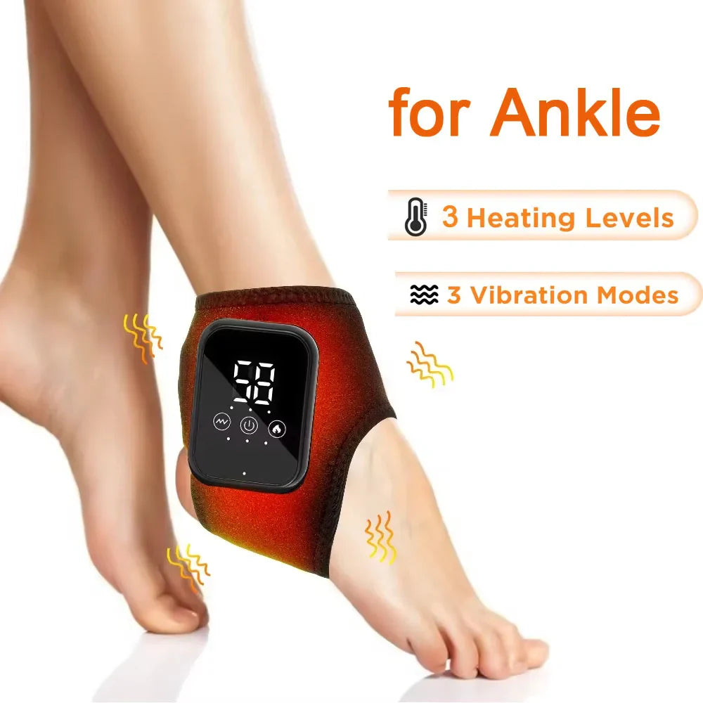 NNEOBA Electric Ankle Massager Brace Black-3